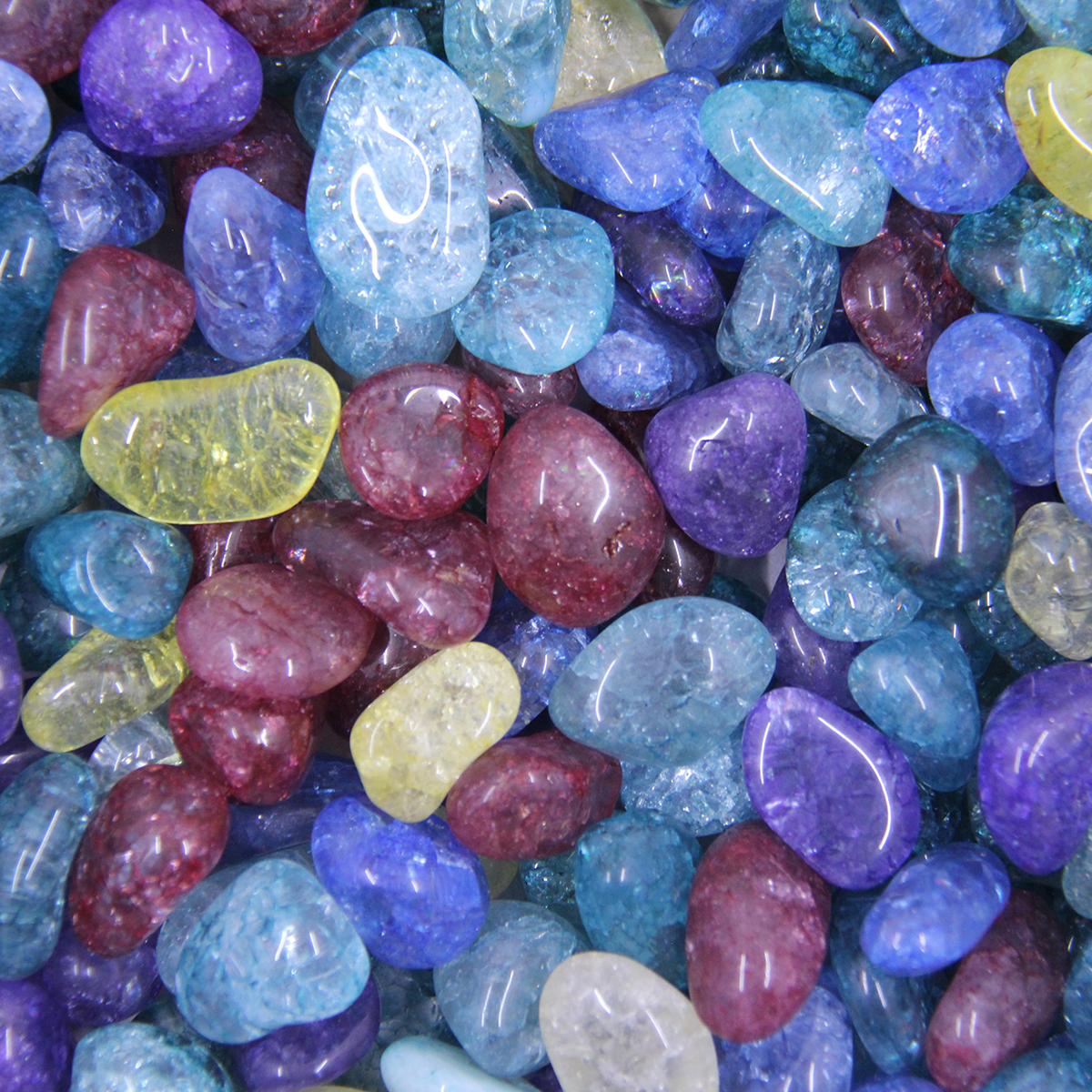 Tale Rock Color Rock Crystal Dyed Teal - Craftstones
